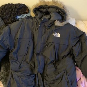 North face Parker with removable fur